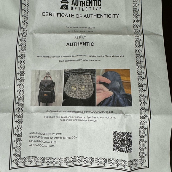 Gucci Bamboo small backpack - Picture 9 of 9